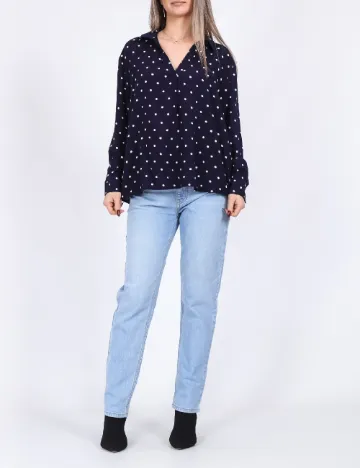 Camasa Vero Moda, bleumarin Albastru