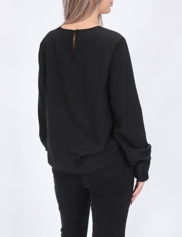 Bluza Pieces, negru