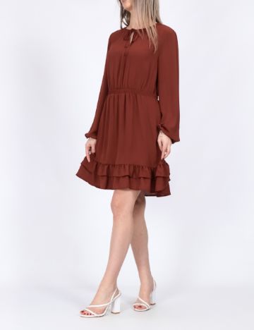 Rochie scurta Vero Moda, maro