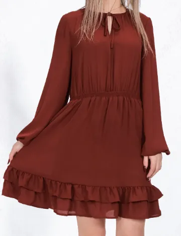 Rochie scurta Vero Moda, maro Maro