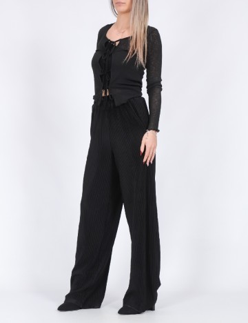 Pantaloni Pieces, negru