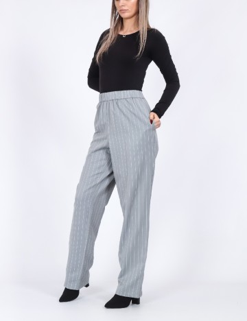 Pantaloni Pieces, gri