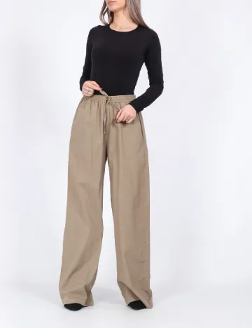 Pantaloni Vero Moda, bej Crem