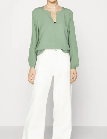 Bluza Pieces, verde Verde