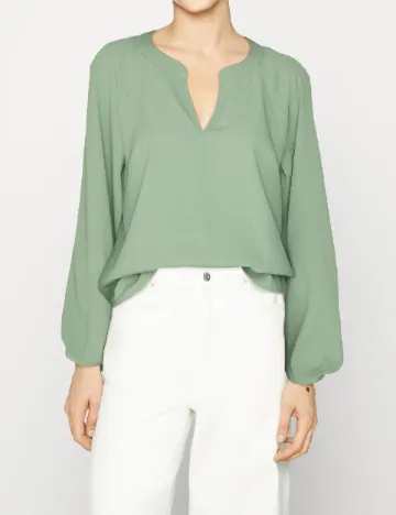 Bluza Pieces, verde Verde