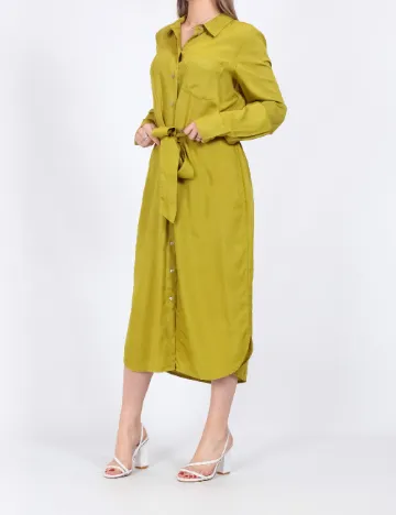 Rochie medie Vero Moda, verde Verde