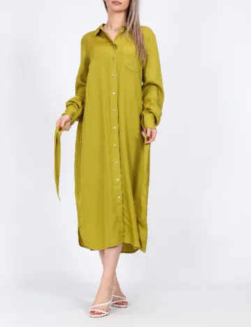 Rochie medie Vero Moda, verde Verde