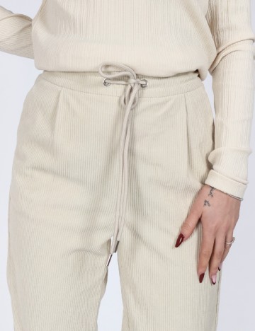 Pantaloni Vero Moda, crem