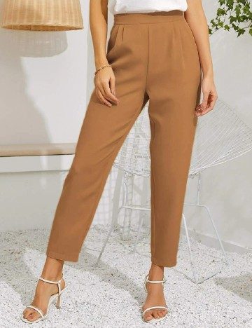 Pantaloni SHEIN, maro