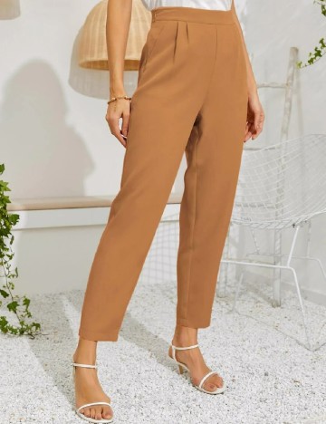 Pantaloni SHEIN, maro