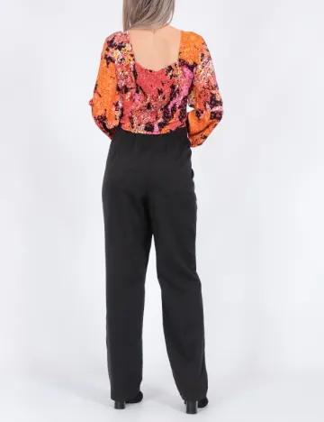 Pantaloni Pieces, negru Negru