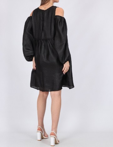 Rochie scurta Pieces, negru