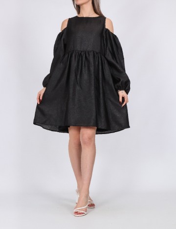 Rochie scurta Pieces, negru