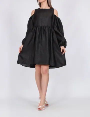 Rochie scurta Pieces, negru