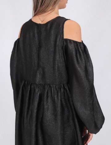 Rochie scurta Pieces, negru