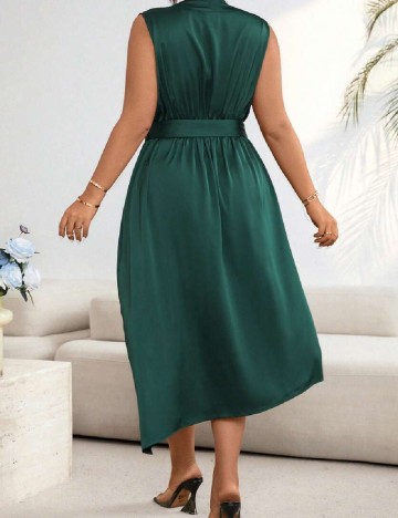 Rochie medie SHEIN CURVE, verde