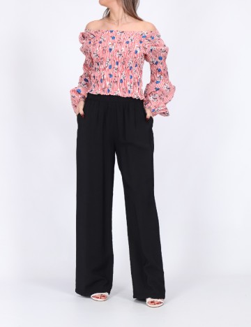 Pantaloni Pieces, negru