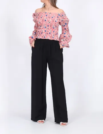 Pantaloni Pieces, negru Negru