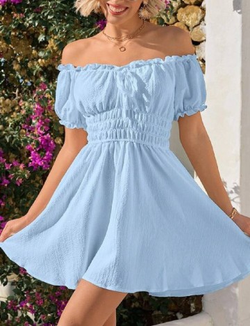 Rochie scurta SHEIN, bleu