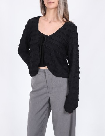 Cardigan Pieces, negru