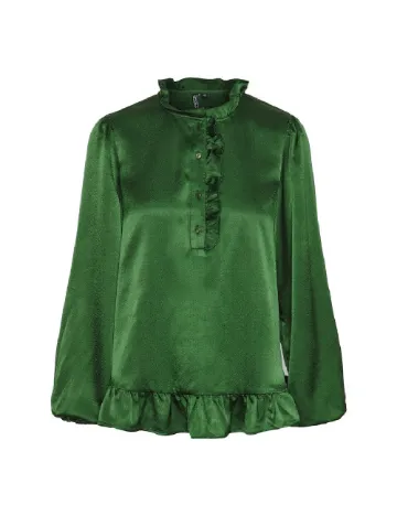 Bluza Pieces, verde Verde