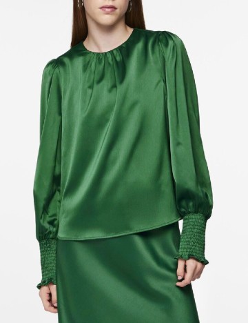 Bluza Pieces, verde