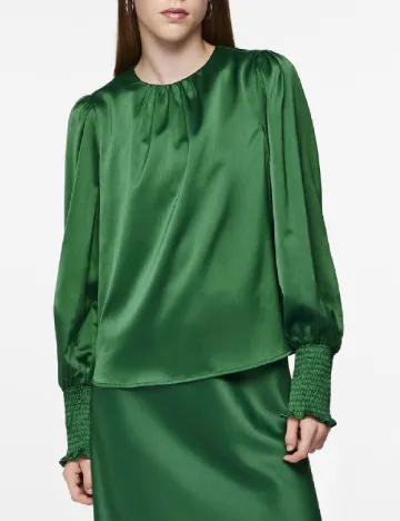 Bluza Pieces, verde Verde