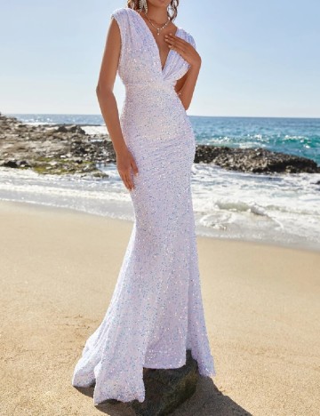 Rochie lunga Faeriesty, alb