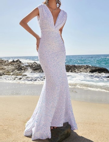 Rochie lunga Faeriesty, alb