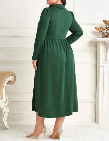 Rochie medie SHEIN CURVE, verde Verde