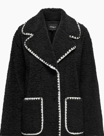 Palton Only, negru