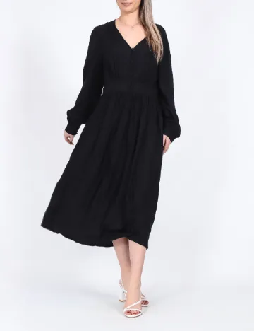 Rochie medie Pieces, negru Negru