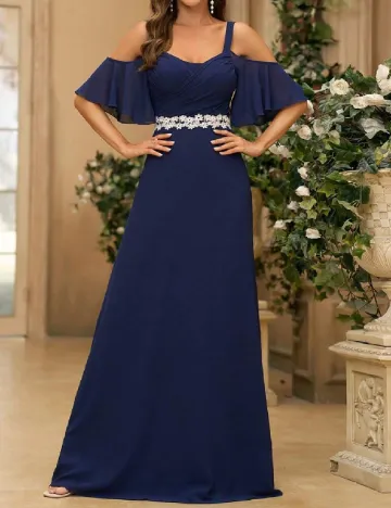 Rochie lunga SHEIN, bleumarin Albastru