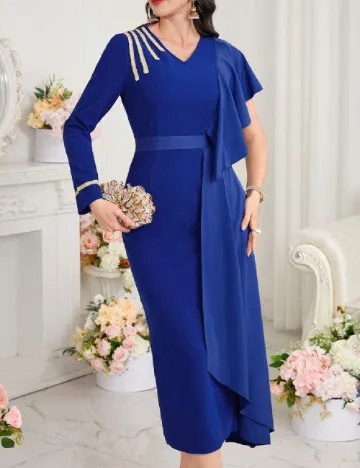 Rochie medie SHEIN, albastru Albastru