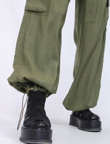 Pantaloni Motivi, verde