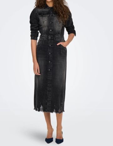 Rochie medie Only, negru