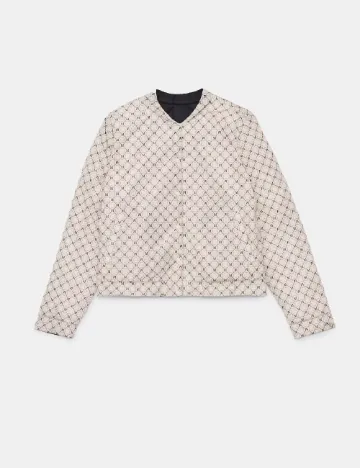 Geaca reversibila Mohito, negru/crem Negru