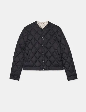 Geaca reversibila Mohito, negru/crem Negru