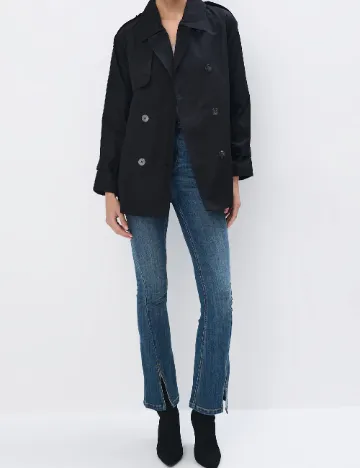 Trench Mohito, negru Negru