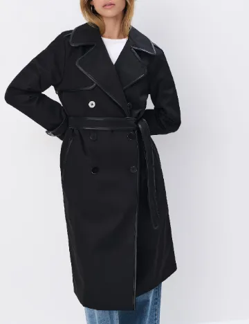 Trench Mohito, negru Negru