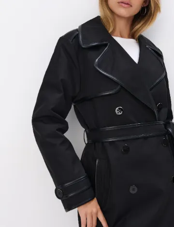 Trench Mohito, negru Negru