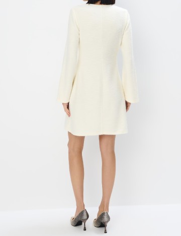 Rochie scurta Mohito, ecru