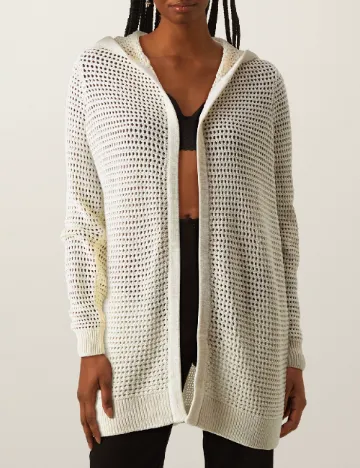 Cardigan Vero Moda, ecru Alb