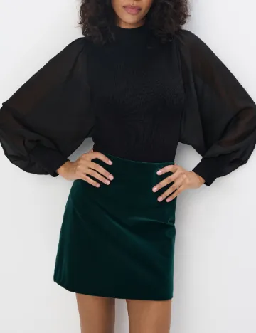 Bluza Mohito, negru Negru