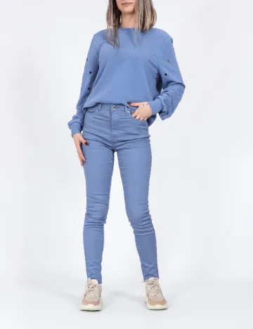 Pantaloni Vero Moda, albastru Albastru