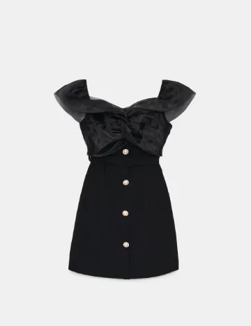 Rochie scurta Mohito, negru Negru