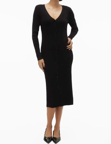 Rochie medie Vero Moda, negru