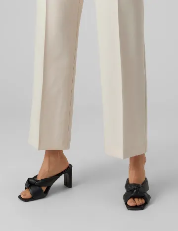 Pantaloni Vero Moda, bej Crem