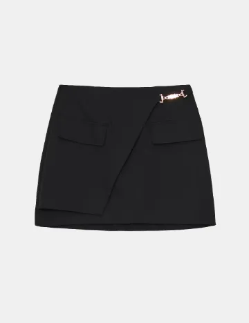 Fusta pantalon Mohito, negru Negru