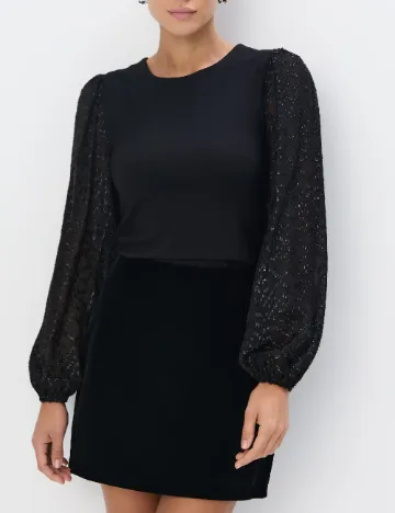 Bluza Mohito, negru Negru